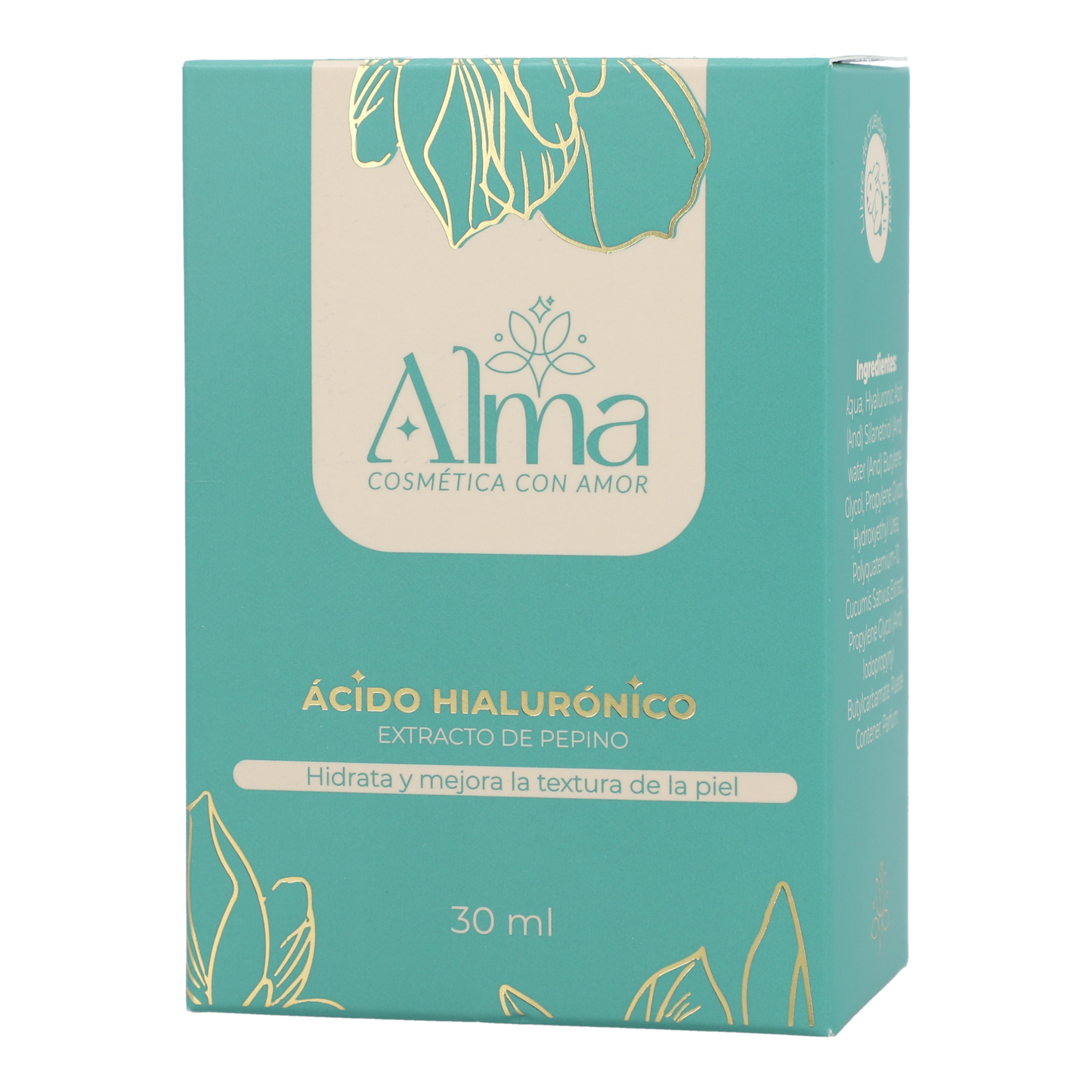 Ácido Hialurónico 4% + Extracto de Pepino