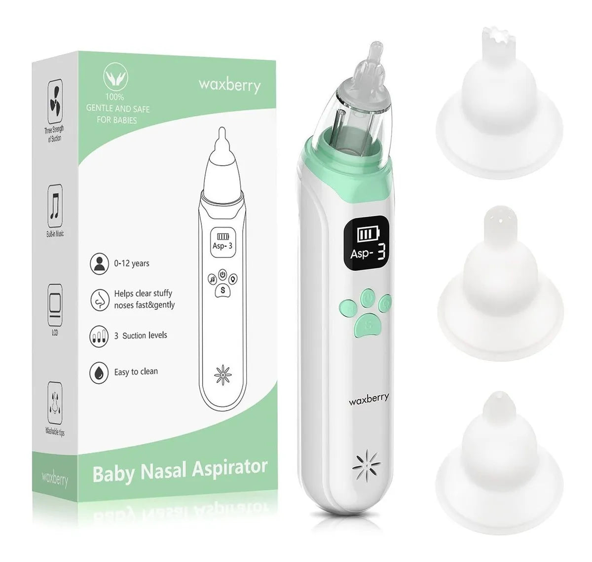 Aspirador Nasal Eléctrico para Bebés