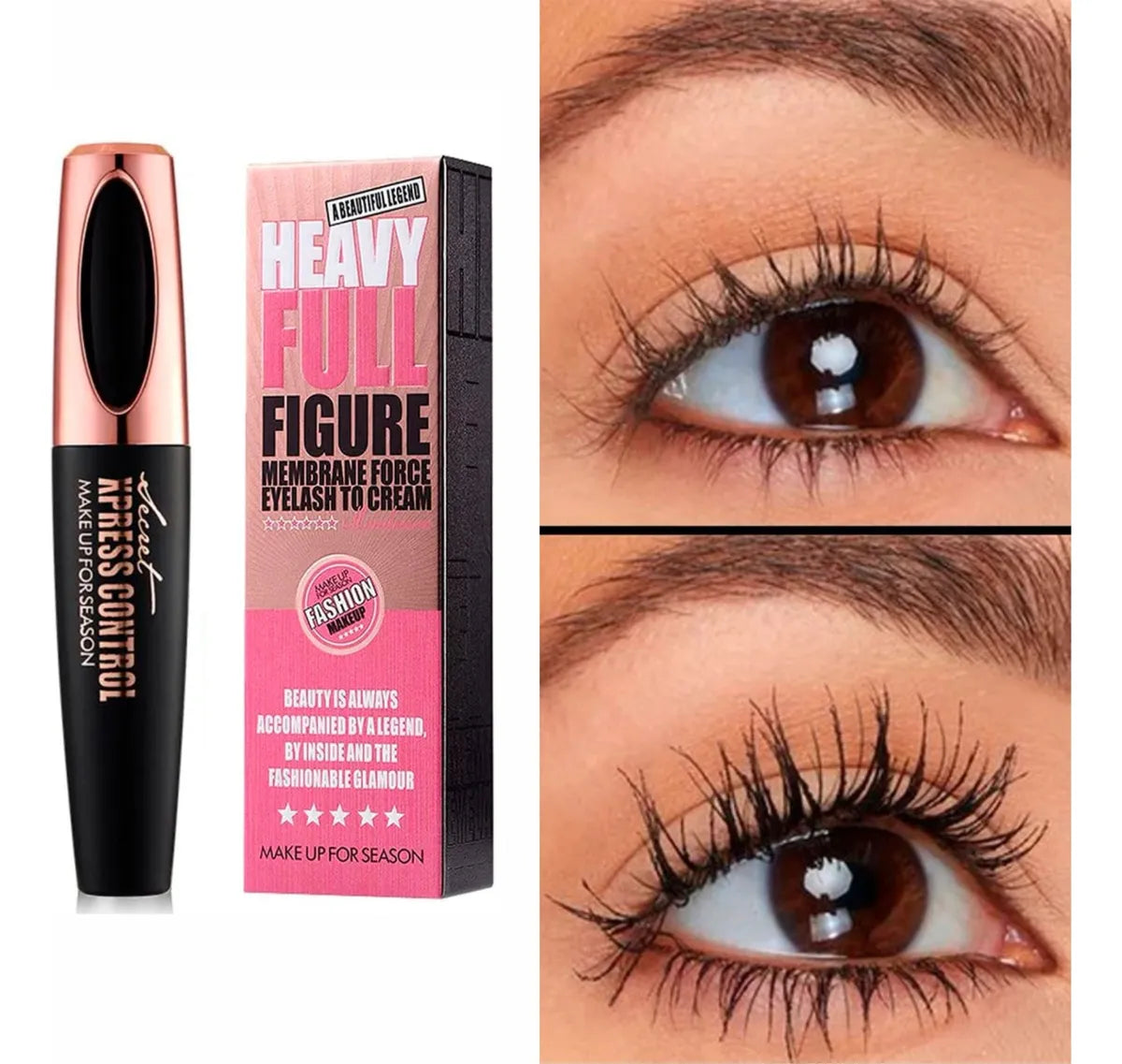 Pestañina 4D Silk Fiber Lash Máscara